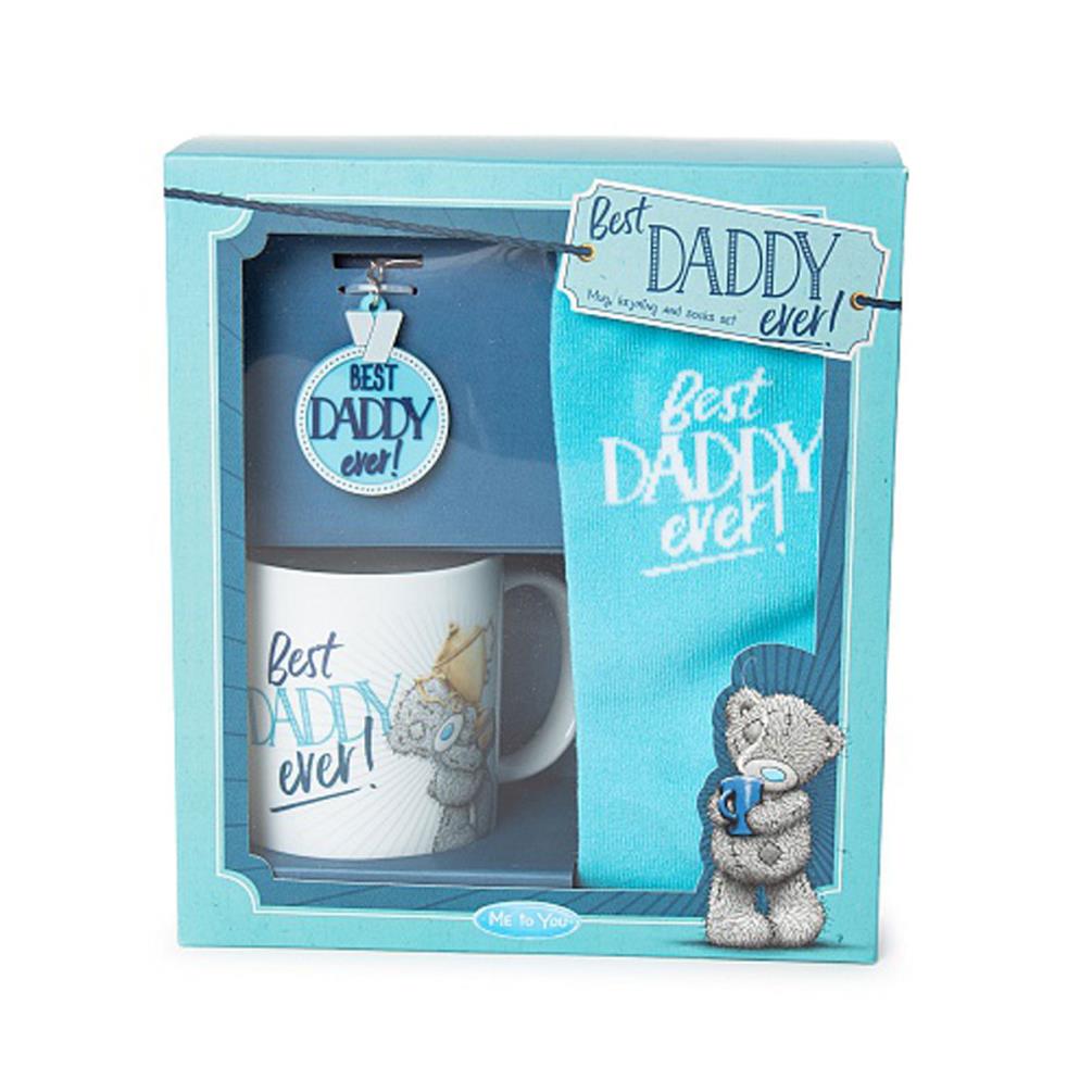 Best Daddy Mug, Key Ring & Socks Me to You Gift Set Extra Image 1
